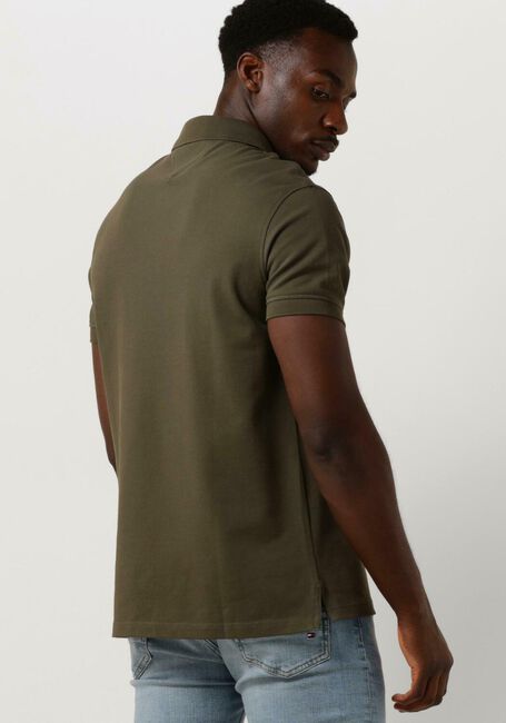 Donkergroene TOMMY HILFIGER Polo 1985 SLIM POLO - large