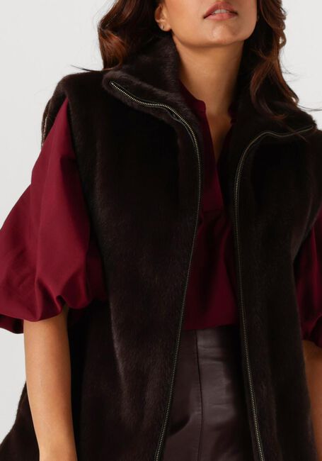 Bruine VANESSA BRUNO Bodywarmer FURO BLOUSON SM - large