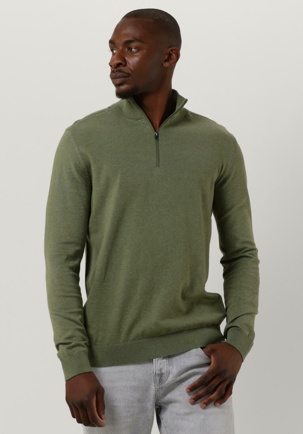 Half zip on sale trui heren