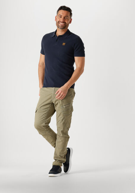 Blauwe PME LEGEND Polo SHORT SLEEVE POLO COTTON - large