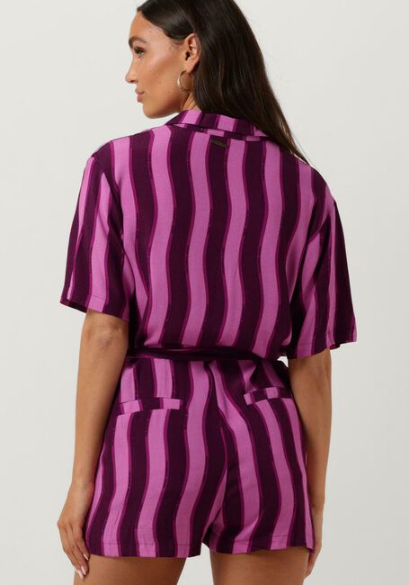 Paarse COLOURFUL REBEL Playsuits TRU STRIPES PLAYSUIT - large
