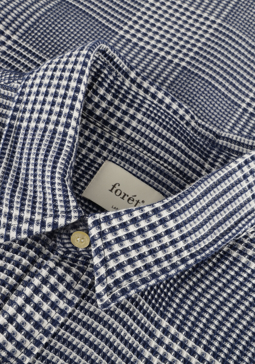 Blauwe FOR&Eacute;T Overshirt GENTLE SHIRT - large