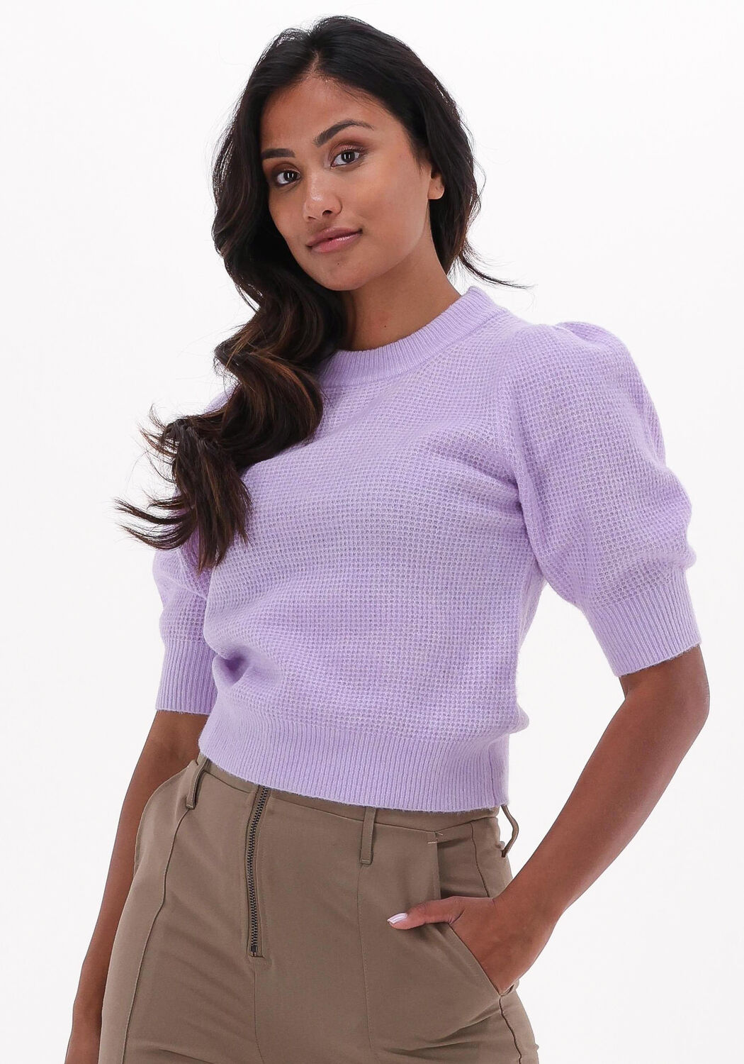 Lila NEO NOIR Trui ABI STITCH BLOUSE Omoda