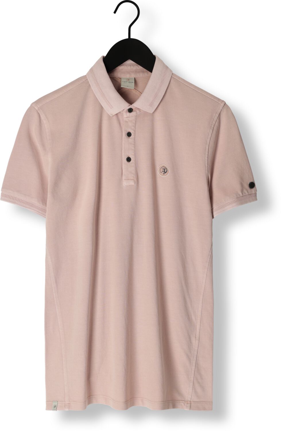 CAST IRON Heren Polo's & T-shirts Short Sleeve Polo Cotton Gd Pique Paars