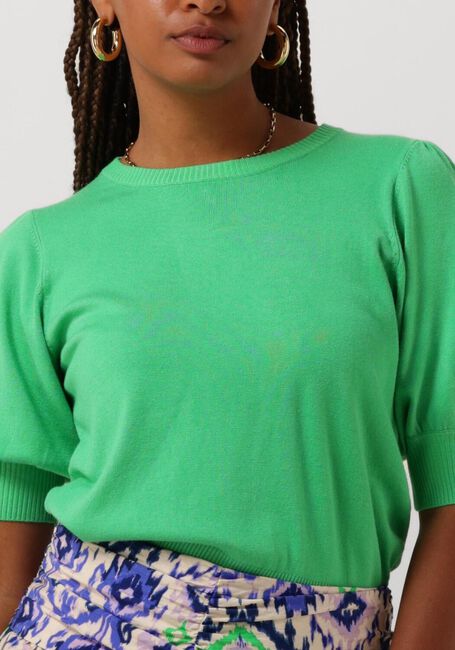 Groene MINUS Top LIVA KNIT TEE - large