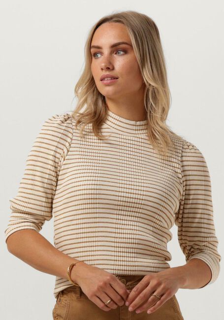 Witte SUMMUM Tops & T-shirts T-SHIRT MOCK NECK LUREX RIB - large