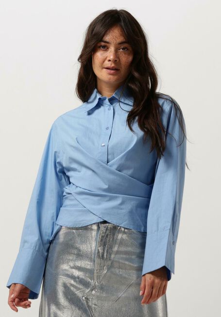 Lichtblauwe IBANA Blouses TATUM - large