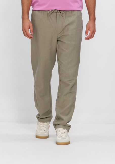 Beige LES DEUX Wijde broek PATRICK LINEN PANTS - large