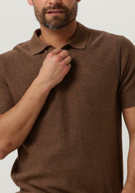 Bruine DSTREZZED Polo DS_MERCURY SHORT SLEEVE POLO - large