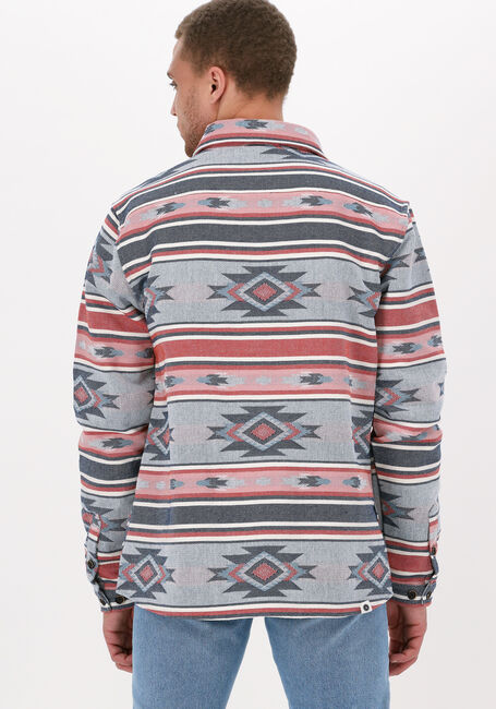 Blauwe ANERKJENDT Overshirt AKHANKY JACQUARD OVERSHIRT - large