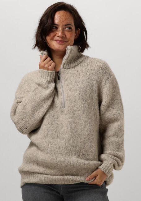 Grijze PENN & INK Trui 227 JUMPER - large