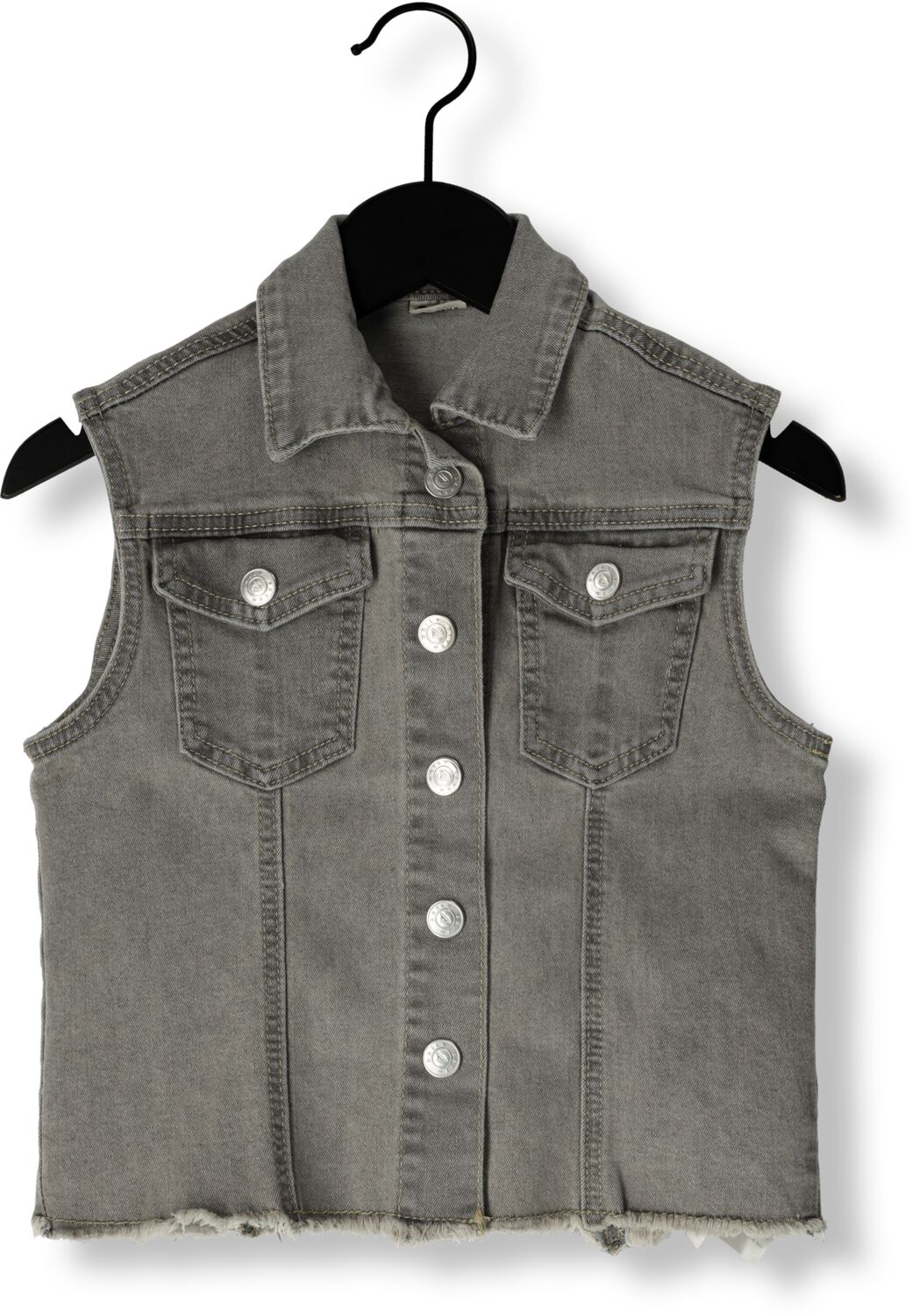 DAILY7 Meisjes Blazers Denim Gilet Lichtgrijs