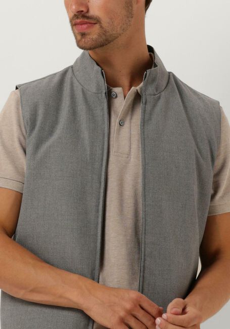 Grijze PROFUOMO Bodywarmer OUTERW BW ECOD - large