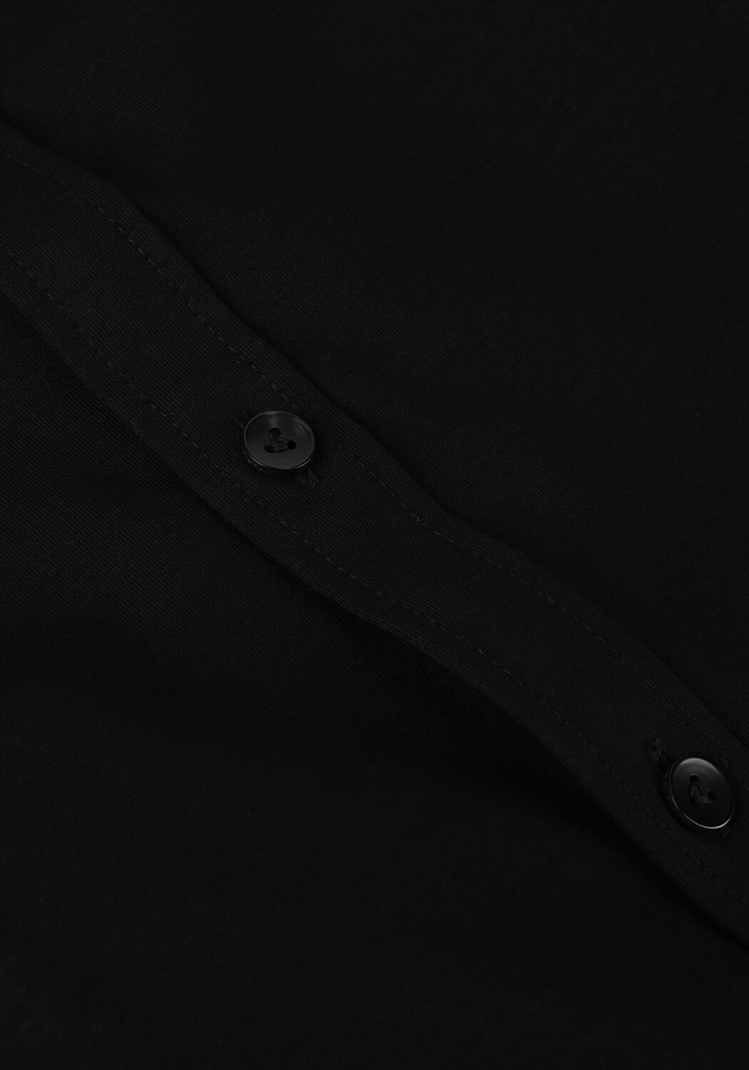 Zwarte PURE PATH Casual overhemd JERSEY BASIS SHIRT - large