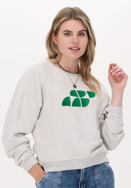 Lichtgrijze BY-BAR Trui FENNE SWEATER - large
