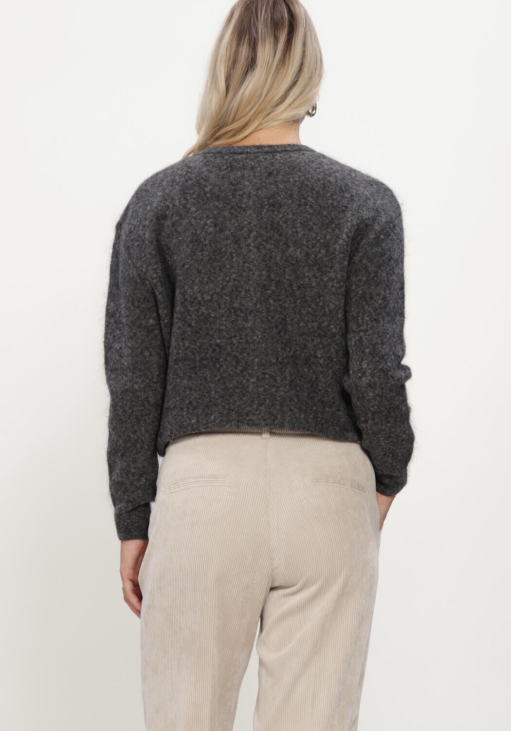 Donkergrijze LINA LOCCHI Trui LL-BERBER - large
