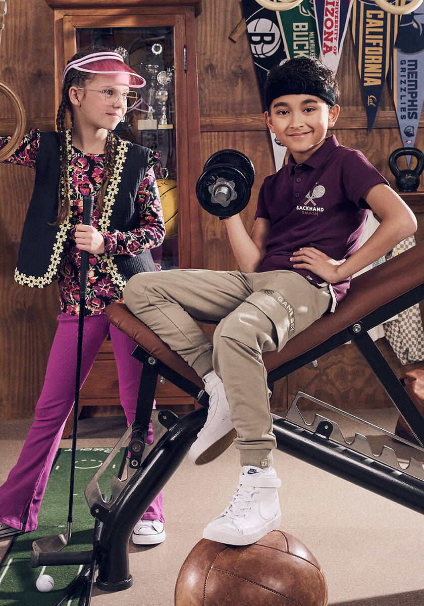 Paarse Z8 Flared broek CARLY - large