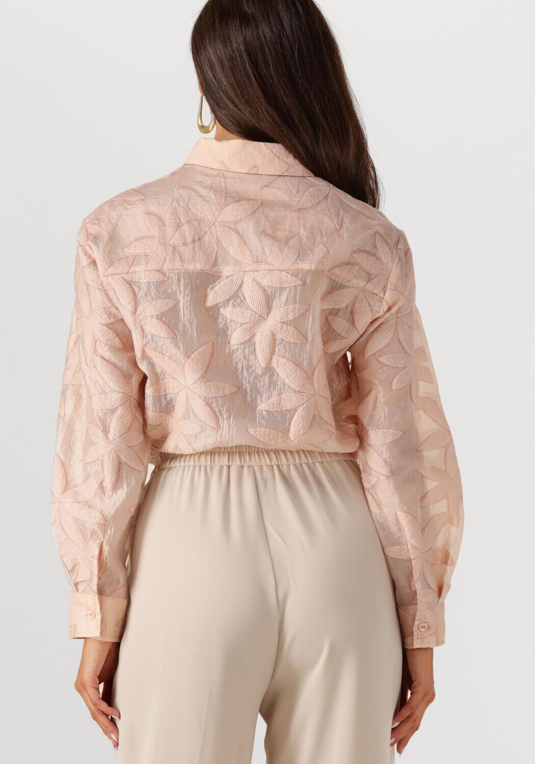 NUKUS Dames Blouses Sorrento Blouse Flower Roze