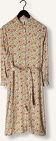 Zand OBJECT Midi jurk JABIN L/S SHIRT DRESS 126 Zand OBJECT Midi jurk JABIN L/S SHIRT DRESS 126 - medium