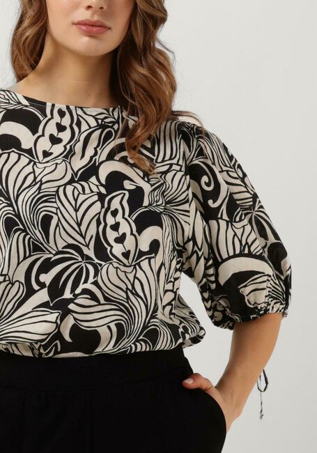 Zwarte JANSEN AMSTERDAM Blouses TRIPOLI - large