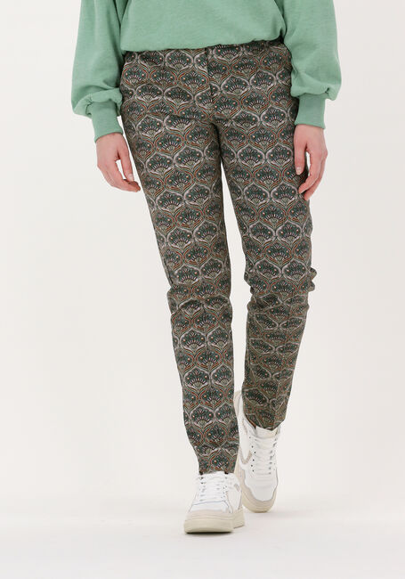 Groene SUMMUM Pantalon TROUSERS ART NOUVEAU COTTON ST - large