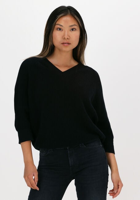 Donkerblauwe BY-BAR Trui JUNE PULLIVER - large