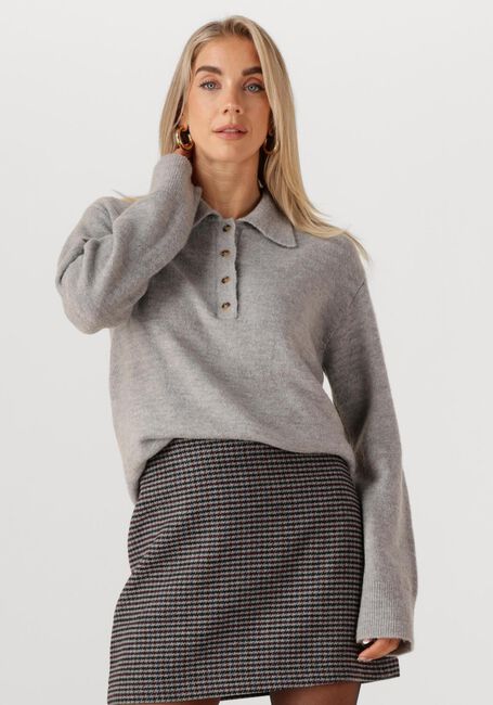 Grijze MODSTRÖM Sweater TREEMD POLO - large