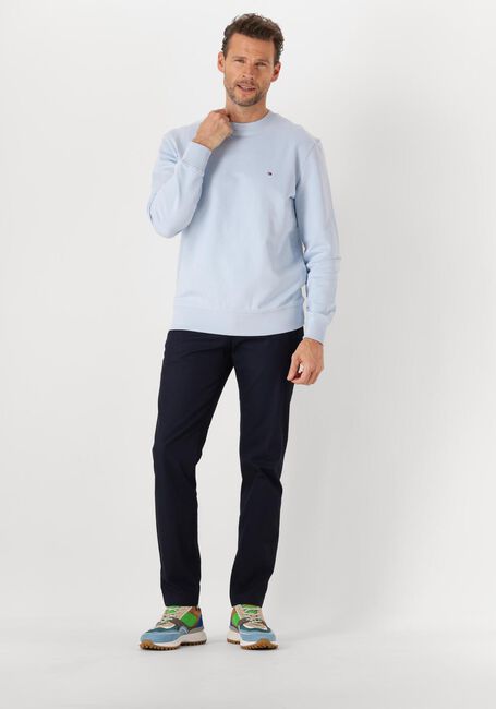 Lichtblauwe TOMMY HILFIGER Trui ESSENTIAL TERRY CREWNECK - large