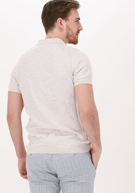 Witte DSTREZZED Polo MERCURY S/S POLO MELANGE SLUB - large