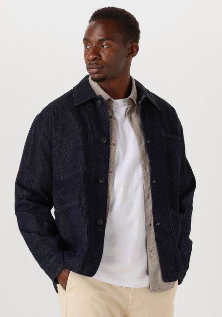 Donkerblauwe SELECTED HOMME Overshirt SLH REGULAR-LANDON 603 DENIM JACKET - large