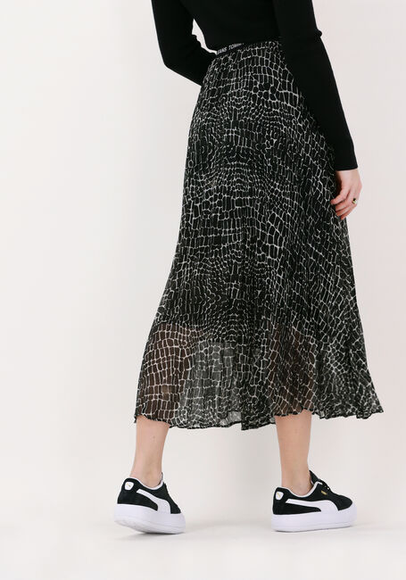 Zwarte TOMMY JEANS Midirok TJW PRINTED MIDI SKIRT - large