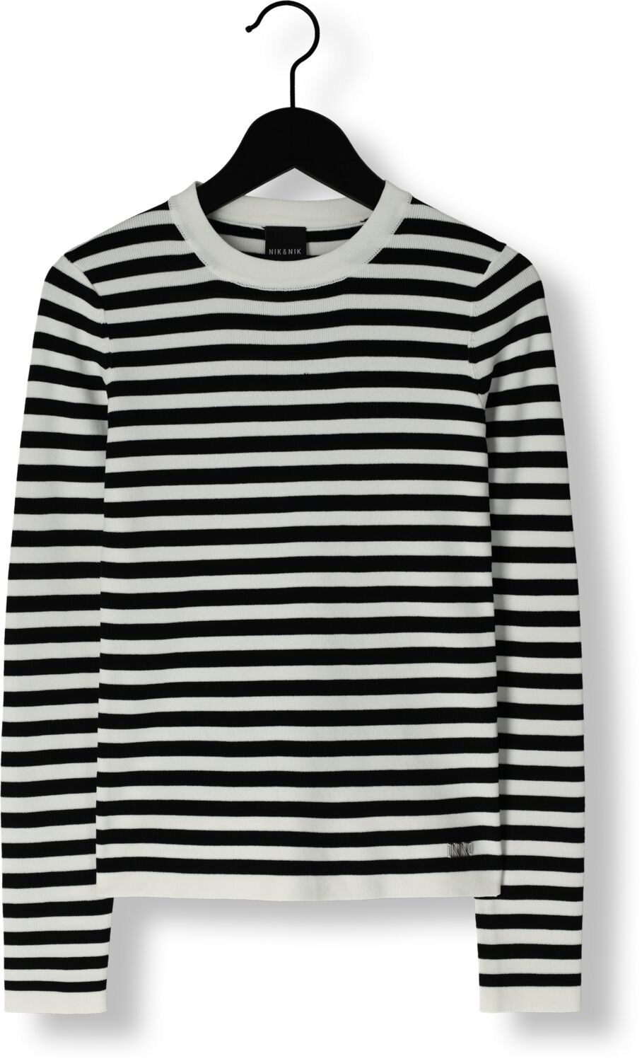NIK & NIK Meisjes Truien & Vesten Jolie Stripe Pullover Wit