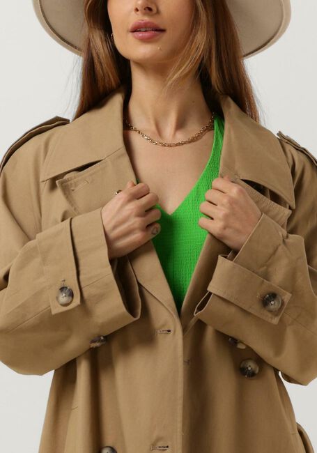 Bruine MODSTRÖM Trenchcoats BRODA MD SOLID COAT - large
