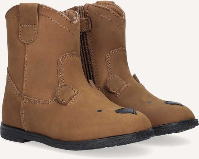 Cognac TON & TON Enkellaarsjes HALEY Cognac TON & TON Enkellaarsjes HALEY - large