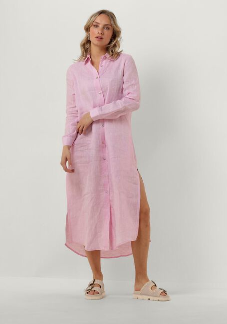 Roze RESORT FINEST Maxi jurk SHIRT DRESS - large