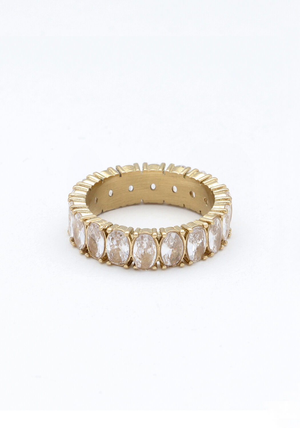 Goudkleurig NOTRE-V Ringen RING STRASS CRYSTAL