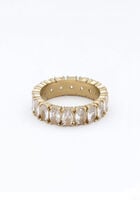 Goudkleurig NOTRE-V Ringen RING STRASS CRYSTAL - medium