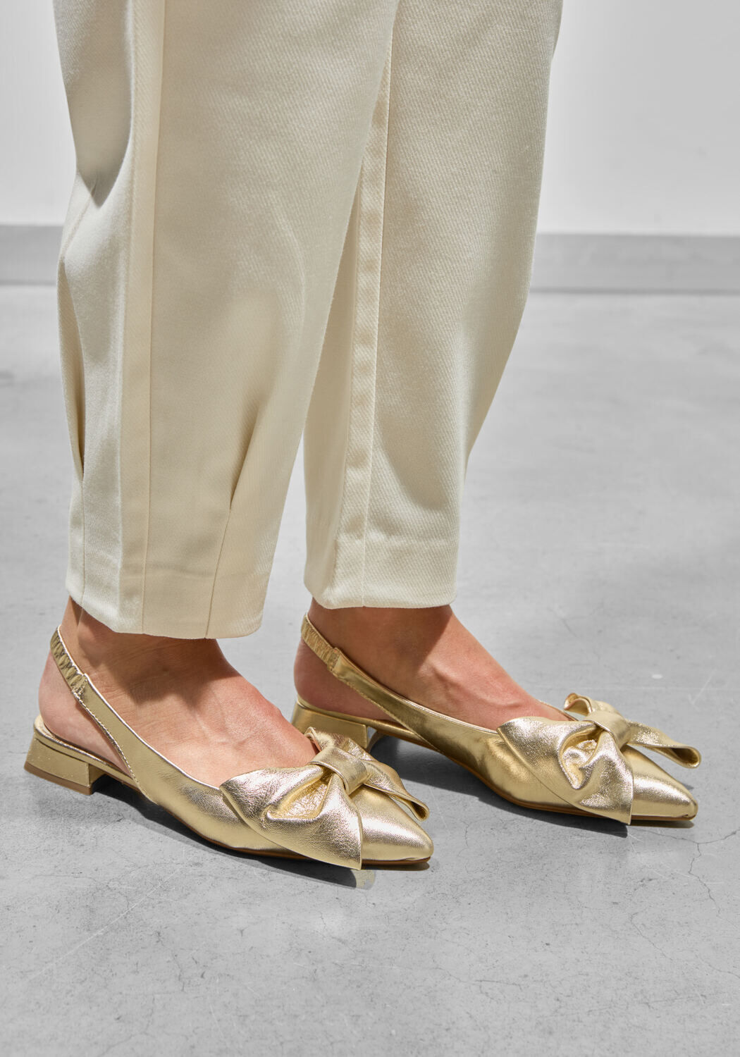 Gouden STEFANO LAURAN Slingbacks MIRELLA - medium