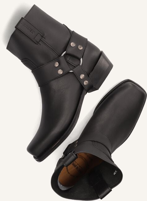 Zwarte SENDRA Enkellaarsjes 9077 Zwarte SENDRA Enkellaarsjes 9077 - large