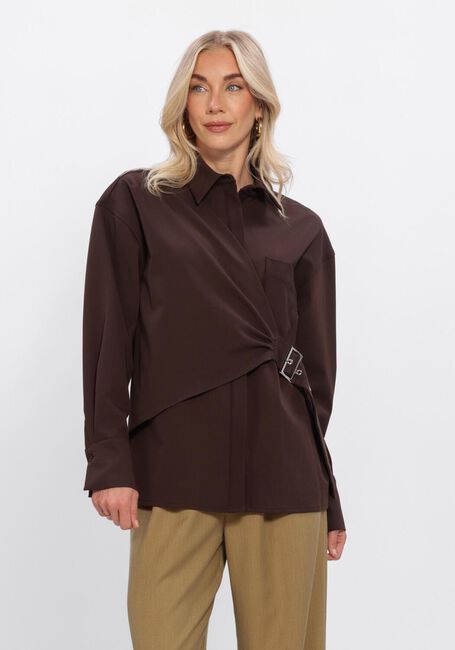 Bruine STUDIO AMAYA Blouses ROOS BLOUSE - large