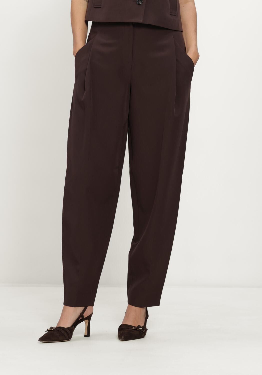 Bruine BRUUNS BAZAAR Broeken RUBYSUSBBJONAT PANTS