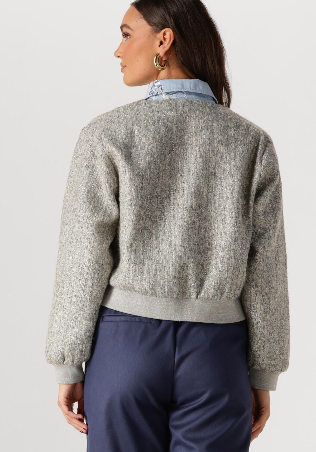 NUKUS Dames Jassen Maureen Jacket Zilver