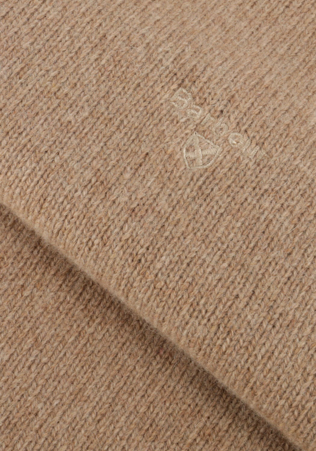 Camel BARBOUR Trui GRANGETOWN CREW NECK SWEATER - large