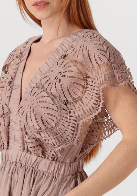 Roze COPENHAGEN MUSE Midi jurk COLE DRESS - large