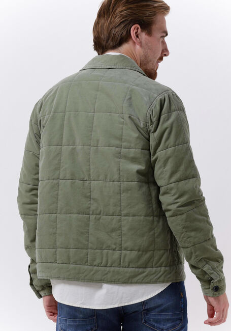 Groene DSTREZZED Gewatteerde jas WORKER JACKET BABYCORD - large