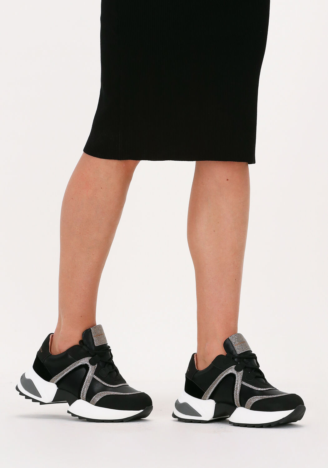 Zwarte ALEXANDER SMITH Lage sneakers MARBLE - large