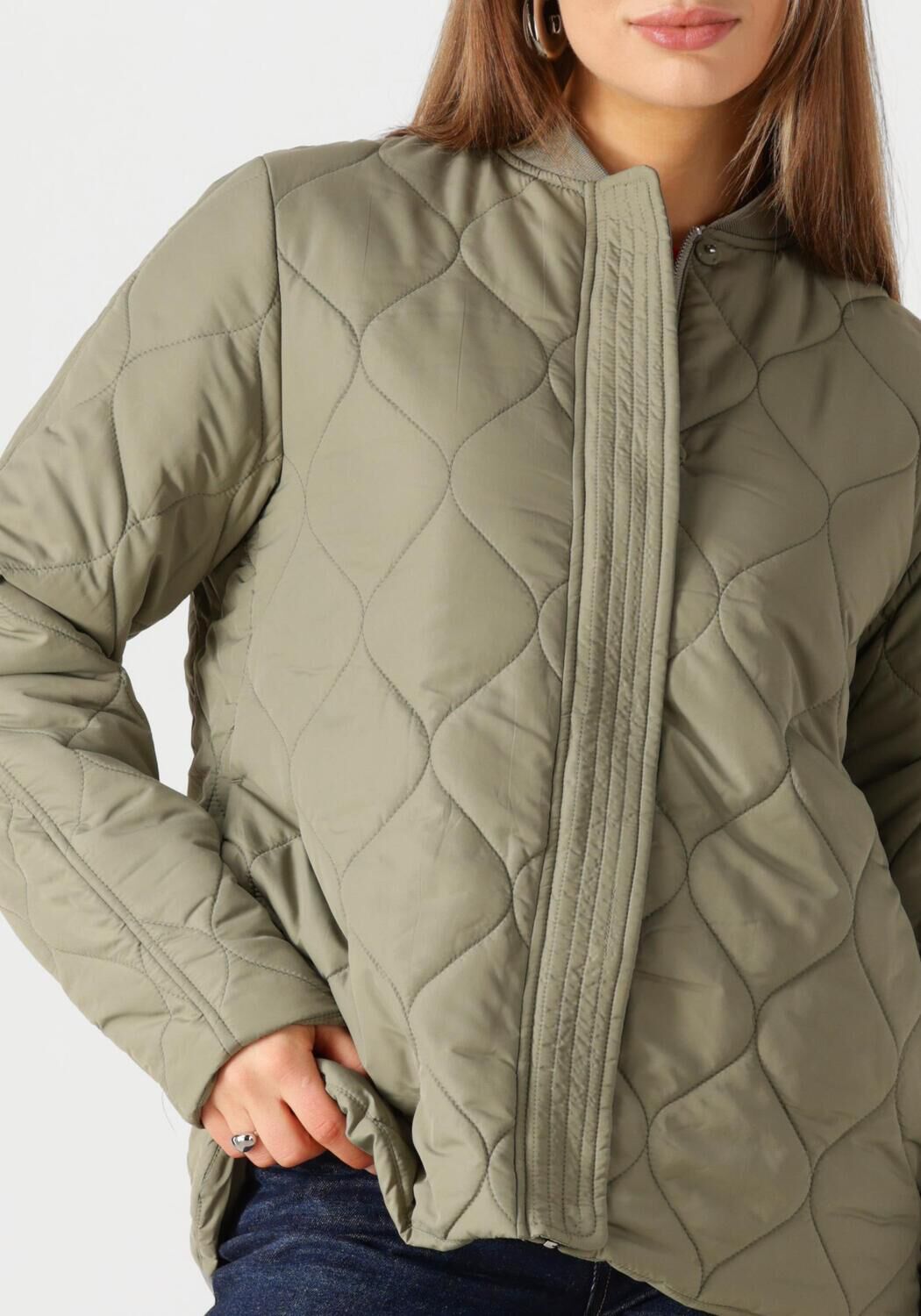 WITHBLACK Dames Jassen Wblcopenhagen Quilted Jacket Groen