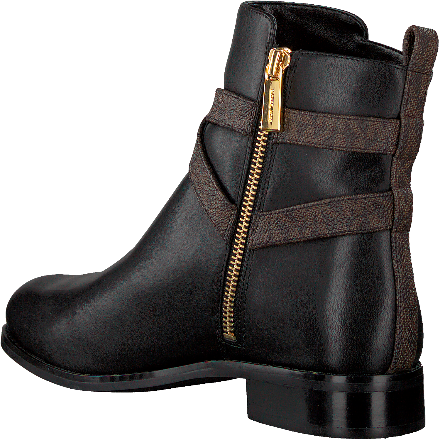 Zwarte MICHAEL KORS Enkellaarsjes PRESTON FLAT BOOTIE | Omoda Zwarte MICHAEL KORS Enkellaarsjes PRESTON BOOTIE | Omoda