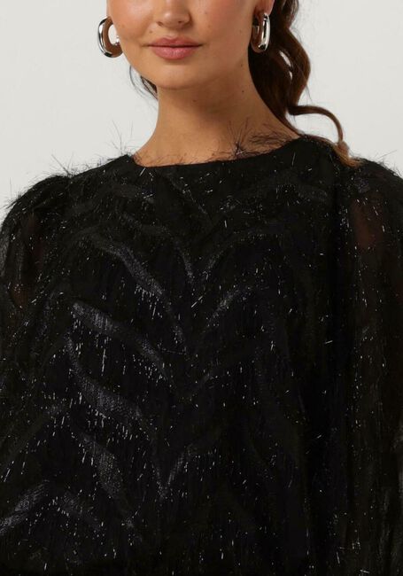 Zwarte SUMMUM Blouses TOP FLUFFY - large