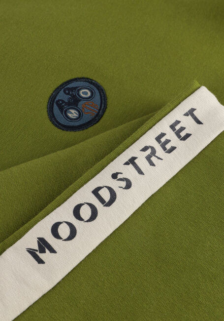 Groene MOODSTREET Sweater SLEEVE STRIPE SWEATER - large